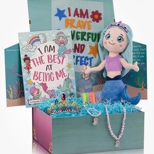 Mermaid Treasure Chest with Magnetic Closure